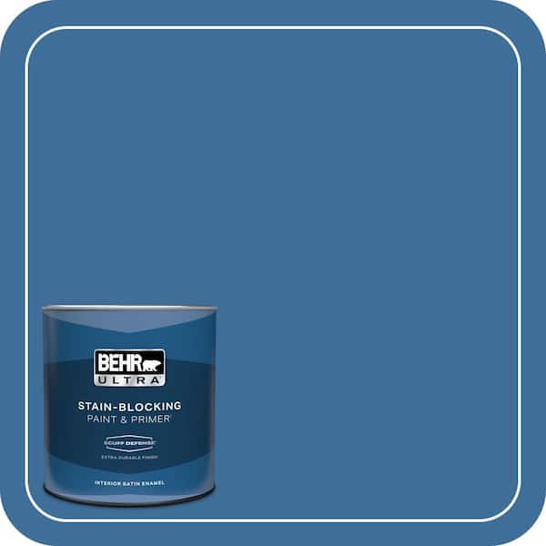 BEHR ULTRA 1 qt. #M520-6 National Anthem Extra Durable Satin Enamel Interior Paint & Primer