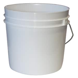 White 3X Faithfull 5 Gallon 25L Bucket