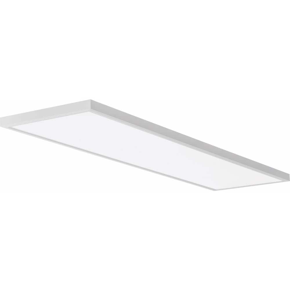 Lithonia Lighting Contractor Select 1 ft. x 4 ft. 2400 Lumens/3300 Lumens/4400 Lumens White Integrated LED Flat Panel Light