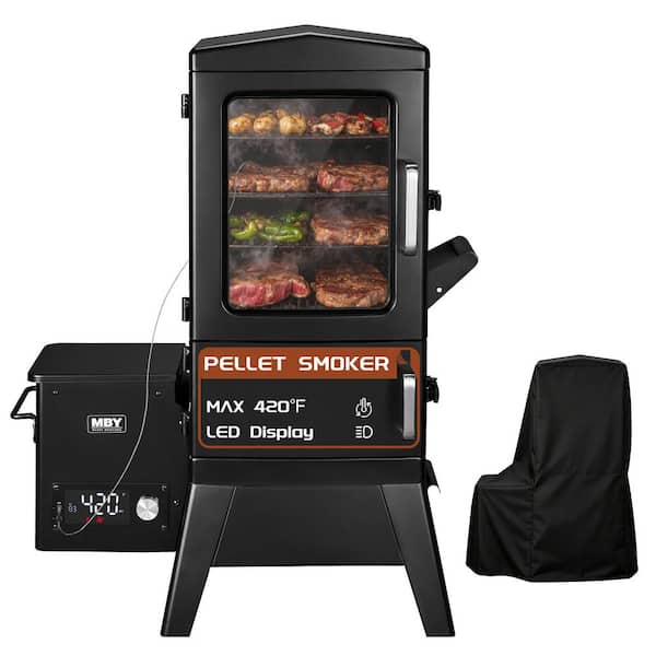 Maison Backyards 42in. Digital Electric Smoker in Black with 4