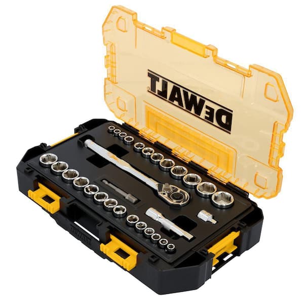 DEWALT TOUGHSERIES 30-Piece Mechanics Tool Set for 3/8 in. Drive