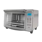 BLACK+DECKER 1500 W 8-Slice Black And Silver Countertop Convection ...