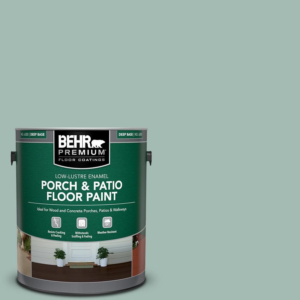 1 gal. #S430-3 Garden Twilight Low-Lustre Enamel Interior/Exterior Porch and Patio Floor Paint price history on PriceWatchPro