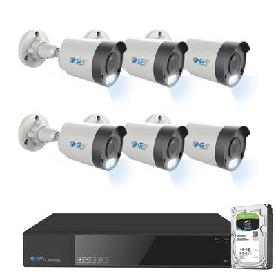 Resolution3: 1080P GW Security VD8C8CH2051IP 8 Channel 1080P NVR Surveillance System with 8 x 2MP 1080P HD Outdoor and Indoor Onvif PoE IP Security Camera IP PoE 2TB Hard Drive 