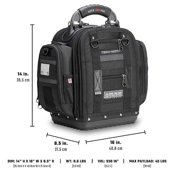 VETO PRO PAC 16 in. TECH-MCTP Blackout Customizable Medium Compact