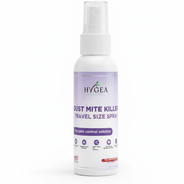 Dust Mite Travel Killer Spray 3 oz.-Eliminates Dust Mites, Carpet Mites, Rodent Mites, TSA friendly Insect Killer