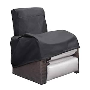 Outdoor Garden/Patio Waterproof Chair Covers, Chair Protective Storage Cover Fits up to 32′′D x32′′W x 40.5′′H-Black