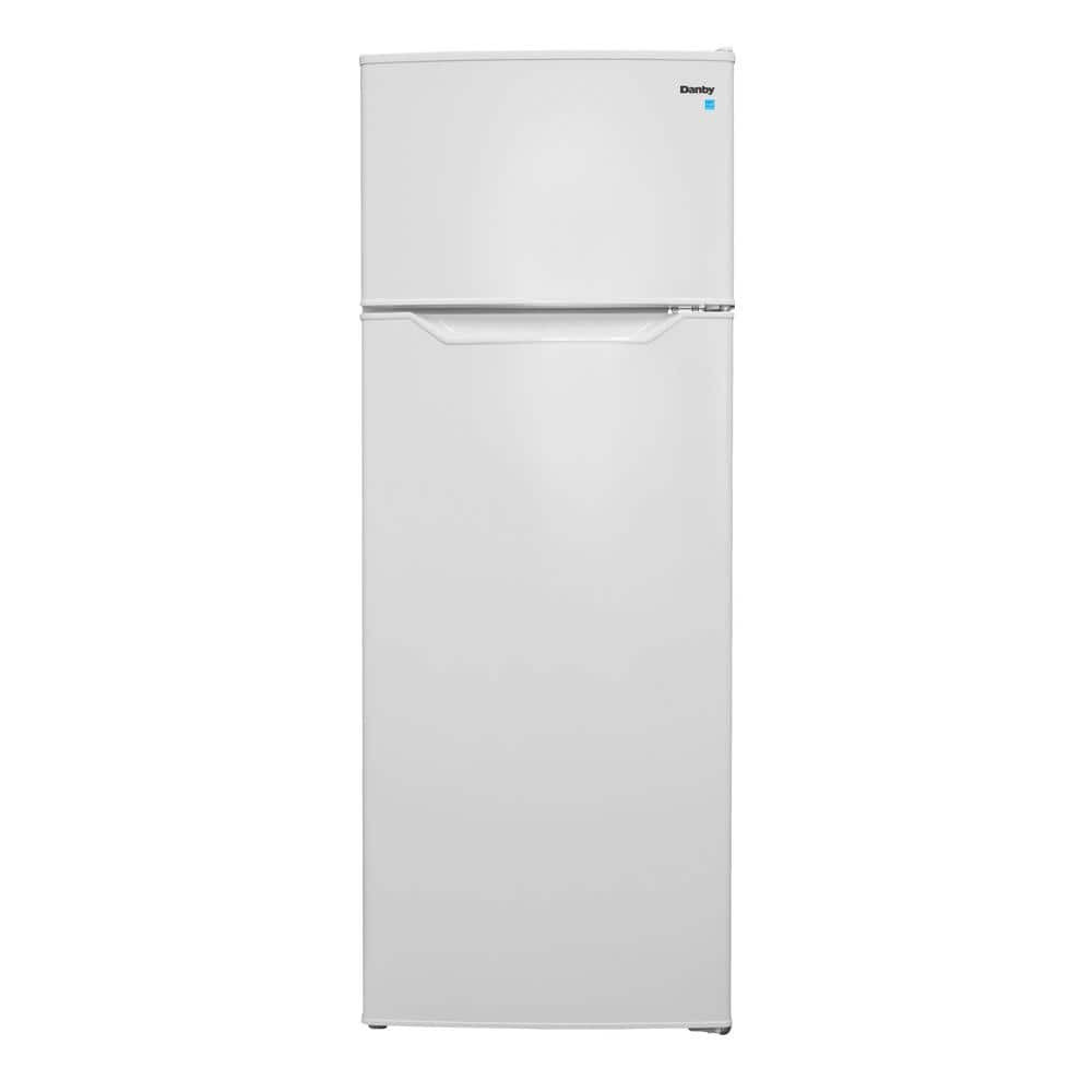 Danby 21.44 in. 7.4 cu. ft. Apartment Size Top Freezer Refrigerator in White