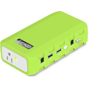 Portable Travel Laptop Charger with AC Outlet in Avocado Green (1-Piece)