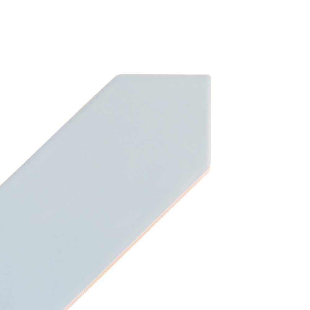 Stone Blue Matte Ceramic Picket Wall and Floor Tile