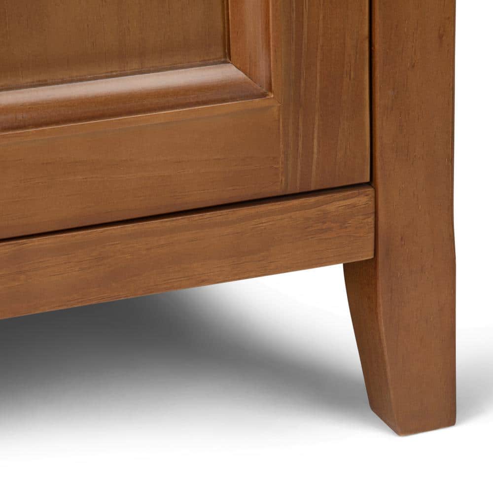 Amherst Transitional Medium Storage Cabinet with Adjustable Shelves in Light Golden Brown