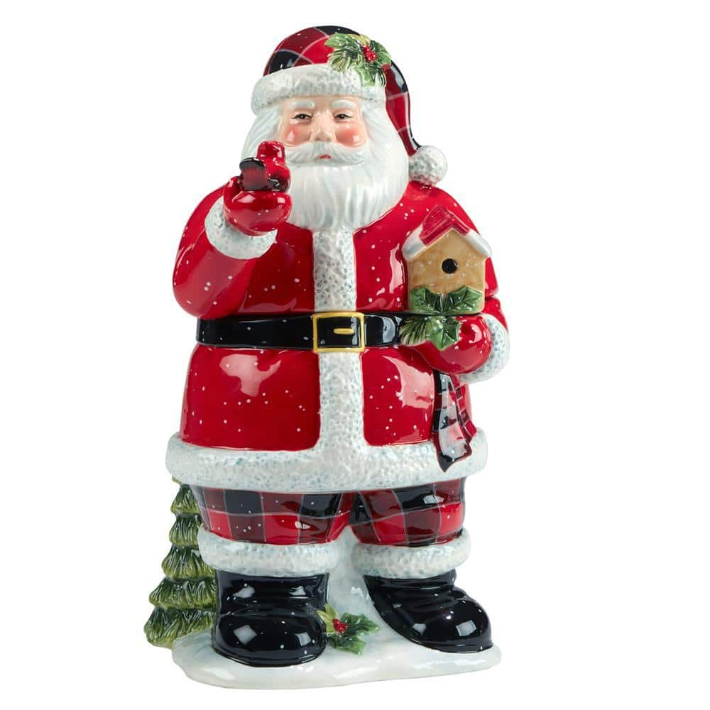  OSALADI Christmas Cookie Jars Santa Claus Candy Jar