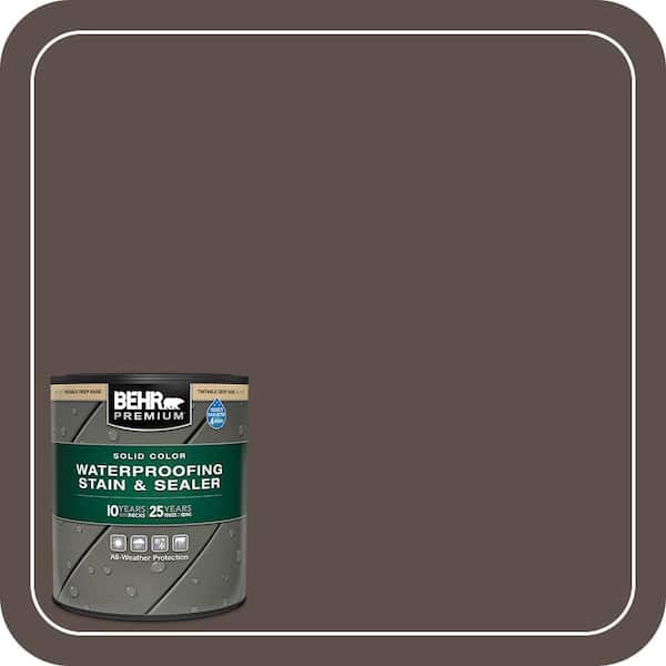 BEHR PREMIUM 1 qt. #N170-7 Baronial Brown Solid Color