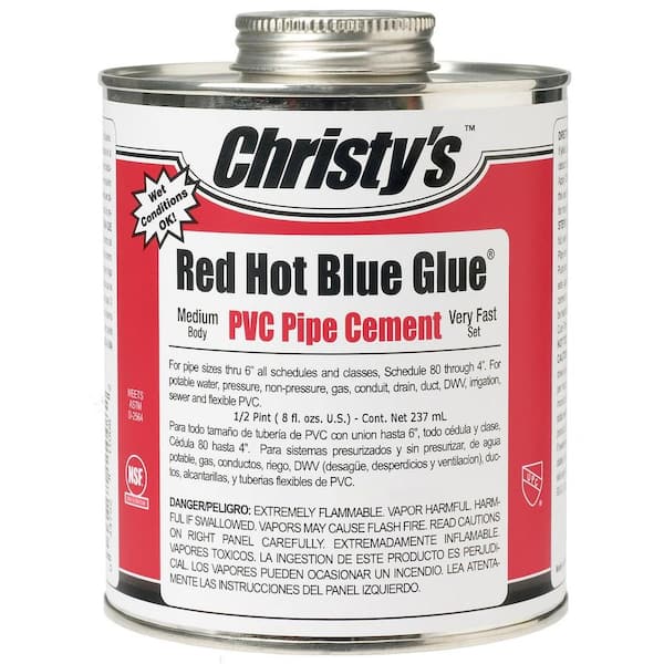 Christy's 8 fl. oz. PVC Pipe Cement