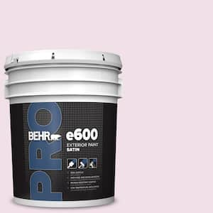 5 gal. #M120-1 Pink Proposal Satin Exterior Paint