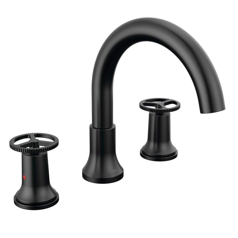 Delta Trinsic Wheel 2-Handle Deck Mount Roman Tub Faucet Trim Kit