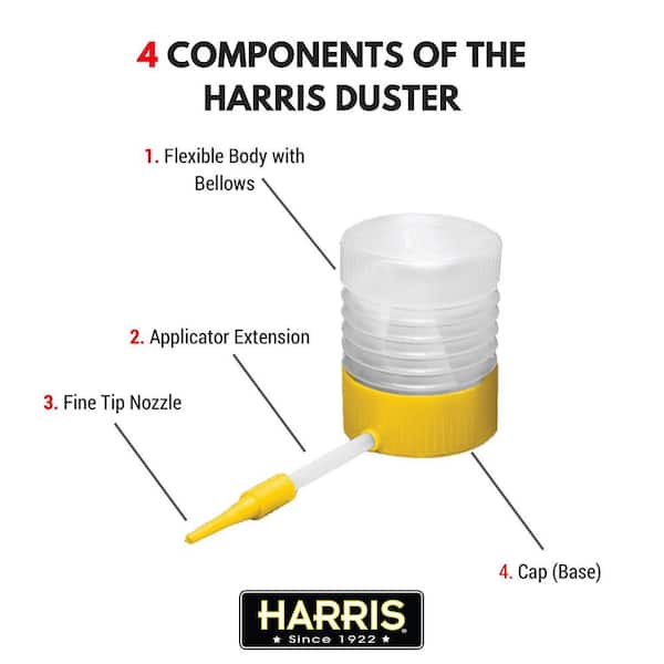 Harris Diatomaceous Earth Powder Duster Shaker Sifter Applicator Kit