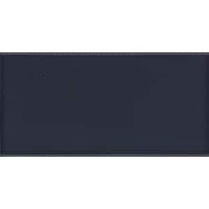 EMSER TILE Catch Black 3 in. x 6 in. Glossy Ceramic Wall Tile