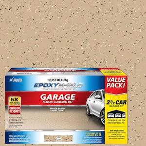 240 oz. Tan High-Gloss 2.5-Car Garage Floor Kit