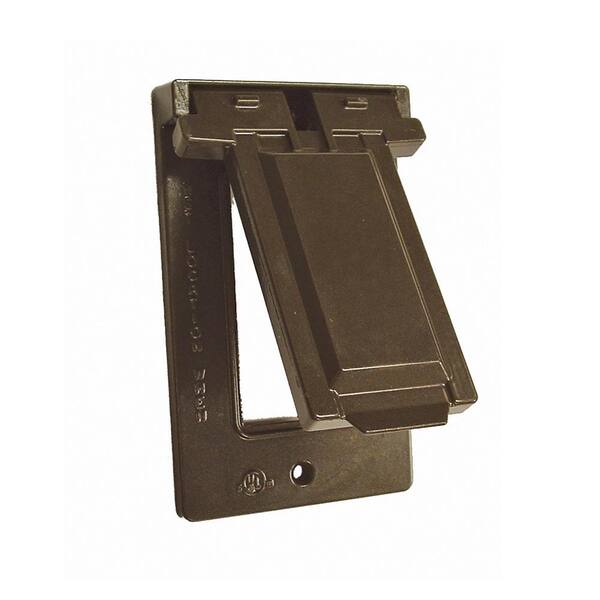 BELL 1-Gang Horizontal Mount Weatherproof Flip Lid Device Cover