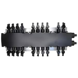 20-Port PEX-B Manifold with 1/2 in. Poly Alloy Plastic Valves