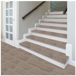 Ashcombe Aged Oak 47in.Lx12.15in.Wx1.69in.T Laminate Stair Tread and Reversible Riser Kit