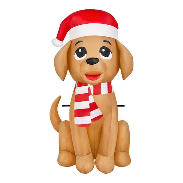 3.5 ft LED Golden Retriever