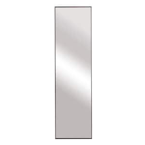 20 in. W x 63 in. H Black Metal Frame Full-Length Floor Standing Mirror, Wall Mounted Mirror