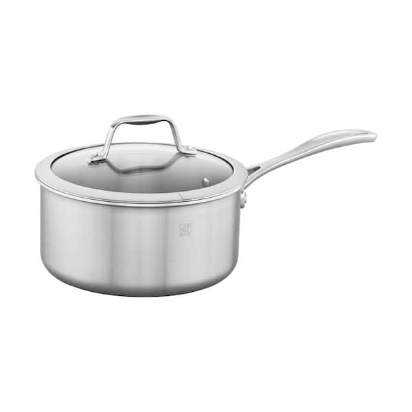 Spirit 3-Ply 3 qt. Stainless Steel Saucepan