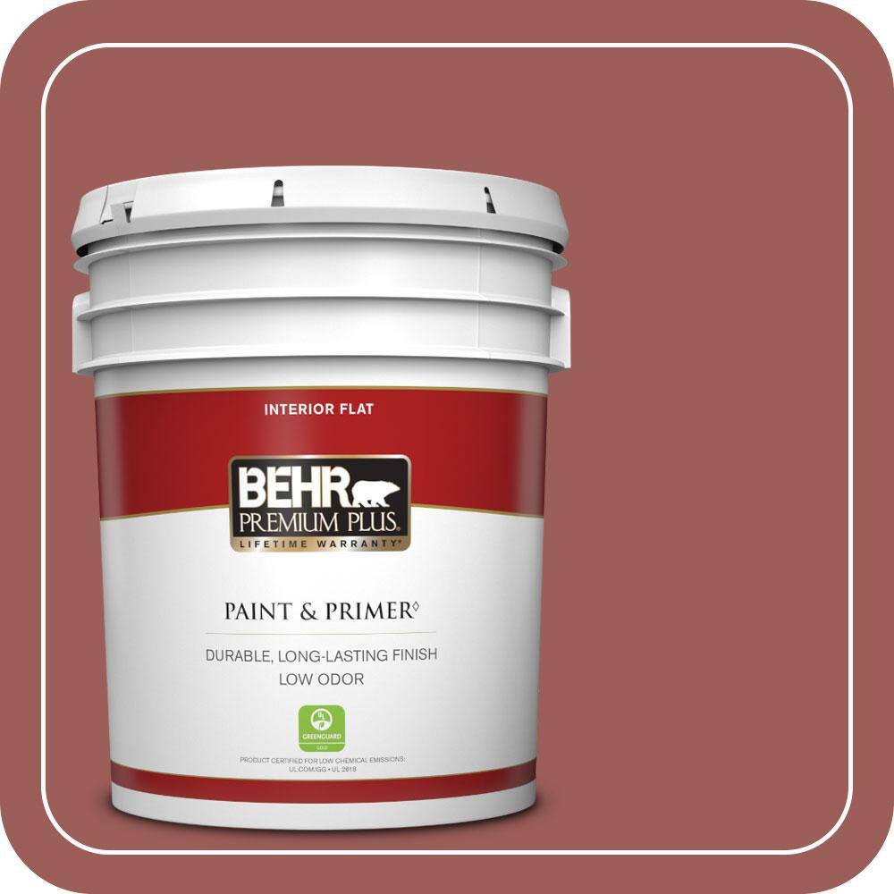 5 gal. #PMD-86 Arabian Red Flat Low Odor Interior Paint & Primer price history on PriceWatchPro