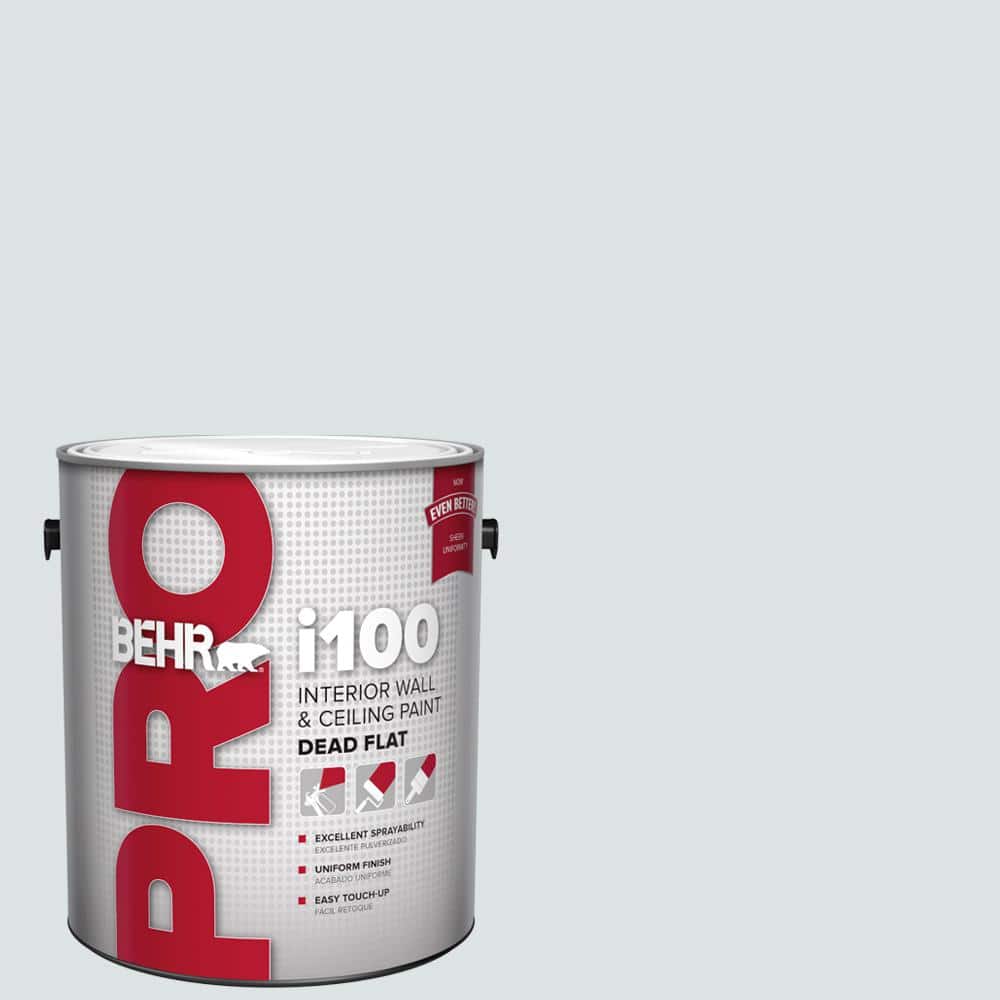 BEHR PRO 1 gal. MQ327 Etched Glass Dead Flat Interior Paint PR10501
