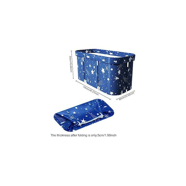 Anqtovp Portable Foldable Soaking Hot and Ice Bath Tub for Adults
