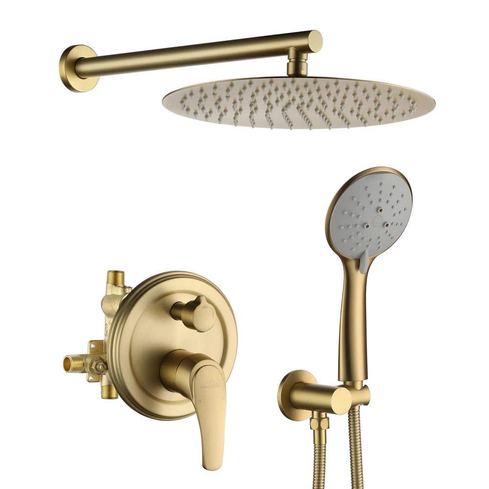 Boyel Living 5-Spray Patterns with 2.35 GPM 12 in. Wall