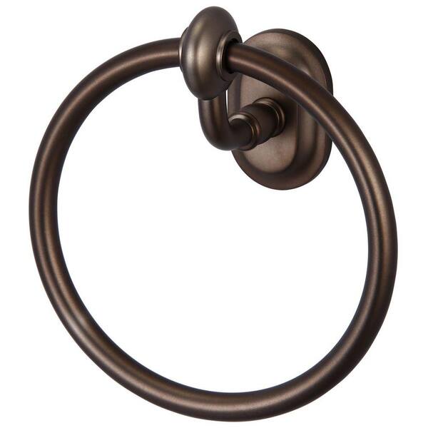 Water Creation Glass Series Towel Ring in Oil Rubbed Bronze