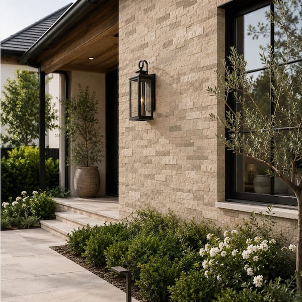MSI Roman Beige Ledger Panel 6 in. x 24 in. Splitface Travertine