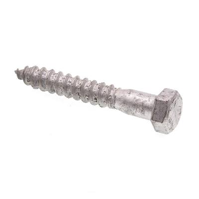 5-1/2 Length External Hex Drive Meets ASME B18.2.1/ASTM A307 3/8-7 Threads Hex Head Zinc Plated Finish Steel Lag Screw Pack of 25 5-1/2 Length External Hex Drive Meets ASME B18.2.1/ASTM A307 3/8-7 Threads Hex Head Zinc Plated Finish Steel Lag Screw Pack of 25