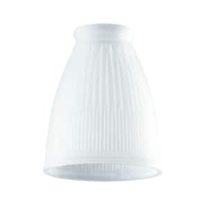 5 in. Frosted Pleated Shade with 2-1/4 in. Fitter and 4-1/4 in. Width