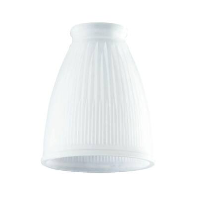 6-Pack Westinghouse 8147900-2-1/4-Inch Crystal Clear Pleated Glass Shade 
