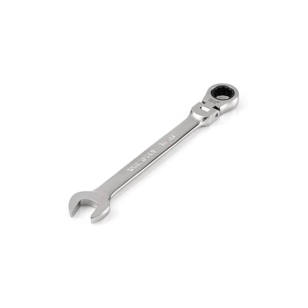 TEKTON 16 mm Flex Head 12-Point Ratcheting Combination Wrench