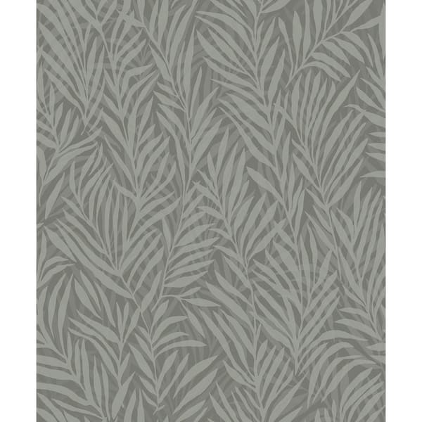 Advantage Holzer Dark Green Fern Paper Non-Pasted Textured Wallpaper