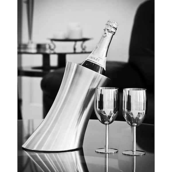 Stainless Steel Unbreakable Double Wall Vacuum Insulated Wine Glass 6oz Champagne  Flute - China Wine Mug and Stainless Steel Cups price
