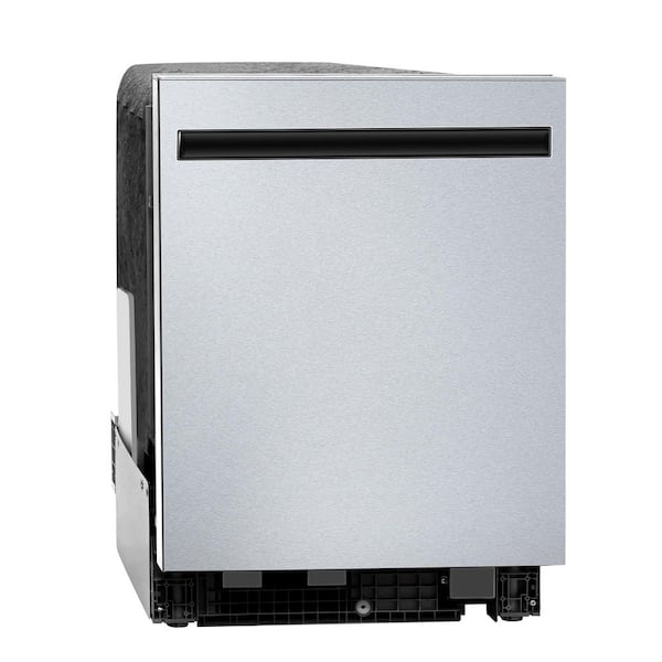 Phivve 24 in. Standard Built-In Dishwasher in Stainless Steel with 6 Programs, Child Lock, and Low Noise