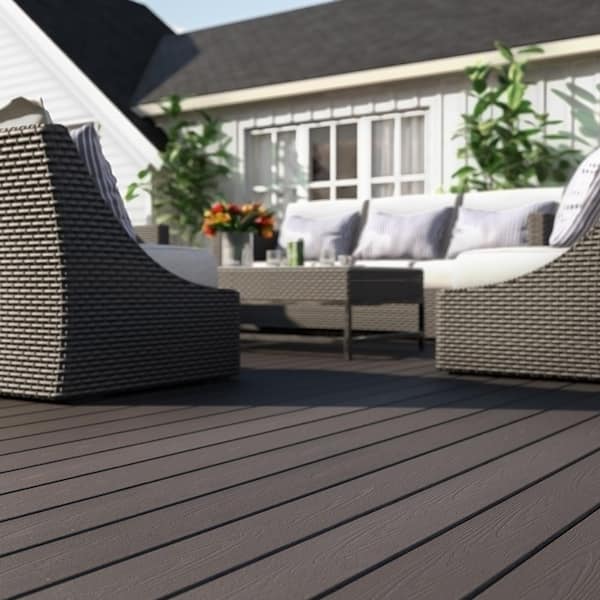 DuxxBak Water-Shedding 1 in. x 6 in. x 12 ft. Cool Sand