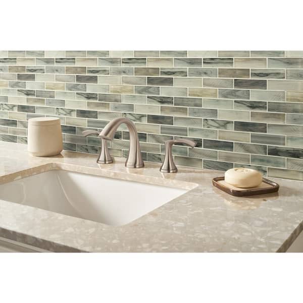 Lazio Brick 12 in. x 12 in. x 0.16 in. Glass Mesh-Mounted Mosaic Wall Tile (19.4 sq. ft./Case)