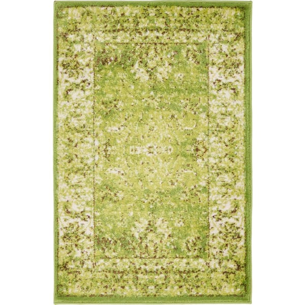 Unique Loom Imperial Bosphorus Green 2' 0 x 3' 0 Area Rug