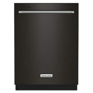 24 in. Built-In Tall Tub Dishwasher in Black Stainless Steel with Third Level Jet Rack