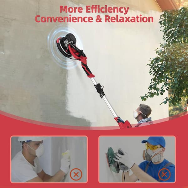 maocao hoom 800-Watt Electric Drywall Sander with Vacuum Dust