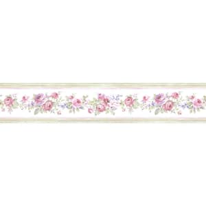 White Wedding Wallpaper Border Vinyl Roll (Covers 56 sq. ft.)