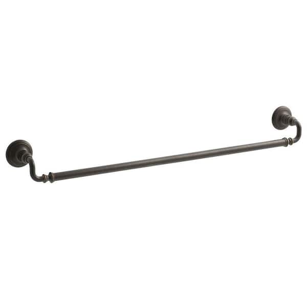 KOHLER Artifacts 30 in. Wall Mounted Towel Bar in Oil-Rubbed Bronze