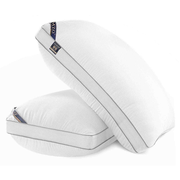 Luxury Comfy Hotel Down Alternative Queen Pillows (Set of 2)